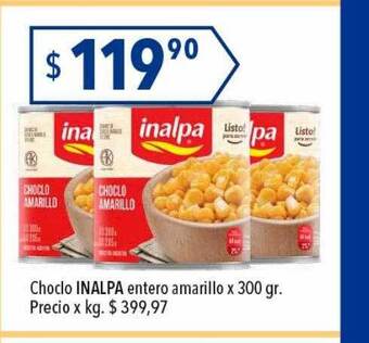Hergo Choclo inalpa entero amarillo oferta