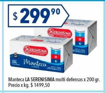 Hergo Manteca la serenisima multi defensas oferta