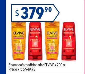 Hergo Shampoo acondicionador elvive oferta