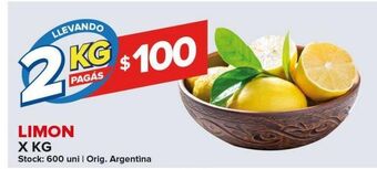Carrefour Limón x kg oferta
