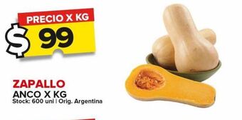 Carrefour Zapallo anco x kg oferta