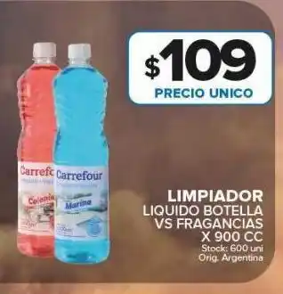 Carrefour Limpiador carrefour vs fragancias x 900cc oferta