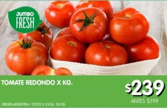 Jumbo Tomate redondo kg oferta