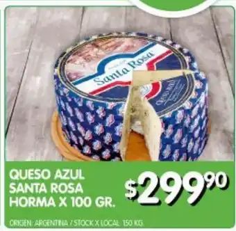 Jumbo Queso azul santa rosa 100g oferta