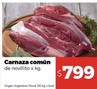 Disco Carnaza común de novillito kg oferta
