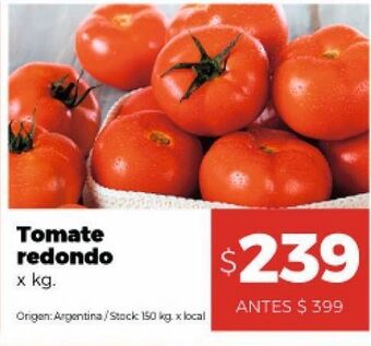Disco Tomate redondo kg oferta
