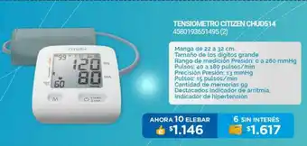 Punto Blu Tensiometro Citizen Chud514 oferta
