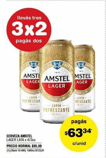 Atomo Conviene Cerveza Amstel oferta