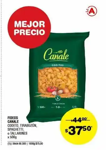Atomo Conviene Fideos Canale x 500g oferta