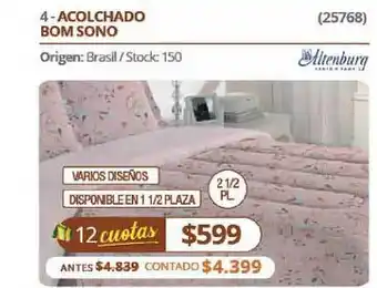 Hendel Acolchado Bom Sono oferta