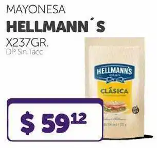 La Gallega Supermercados Mayonesa Hellmann's x 237grs oferta
