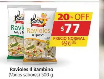 Supermercados Aiello Il Bambino Ravioles 500g oferta