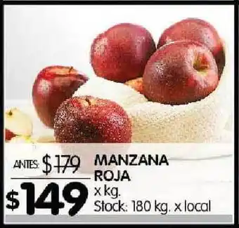 Disco Manzana Roja oferta