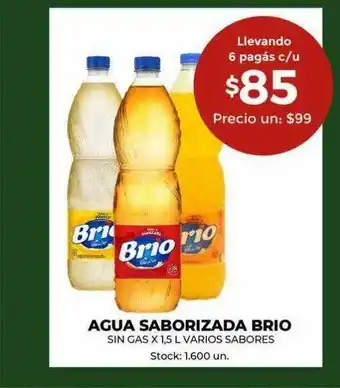 Super MAMI Agua saborizada brio oferta