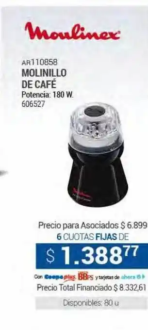 Cooperativa Obrera Ar110858 molinillo de café moulinex oferta