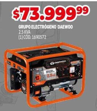 Makro Grupo electrógeno daewoo oferta
