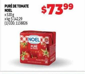 Makro Puré de tomate noel oferta