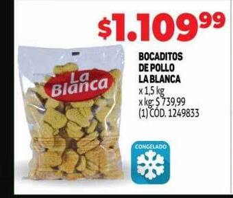 Makro Bocaditos de pollo la blanca oferta