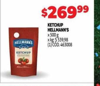 Makro Ketchup hellmann's oferta