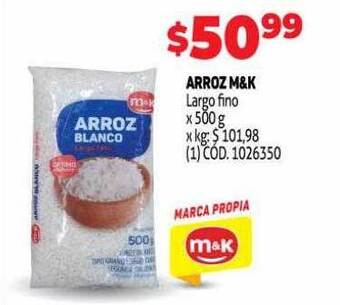 Makro Arroz m&k oferta
