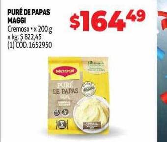 Makro Puré de papas maggi oferta