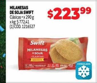 Makro Milanesas de soja swift oferta