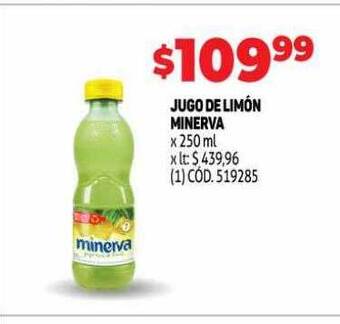Makro Jugo de limón minerva oferta