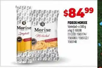 Makro Fideos morixe oferta