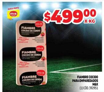 Makro Fiambre cocido para emparedados m&k oferta