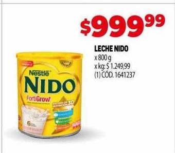 Makro Leche nido oferta