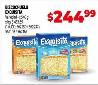 Makro Bizcochuelo exquisita oferta