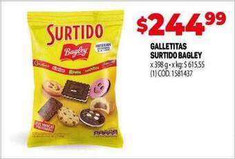 Makro Galletitas surtido bagley oferta