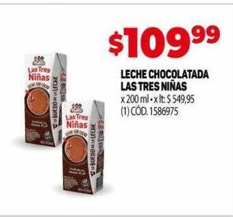 Makro Leche chocolatada las tres niñas oferta