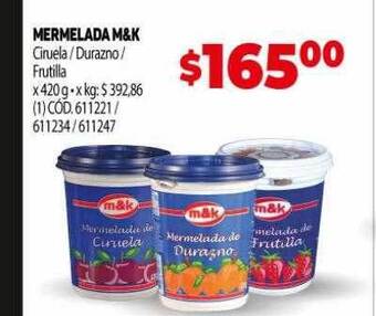Makro Mermelada m&k oferta