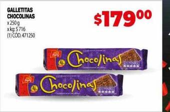 Makro Galletitas chocolinas oferta