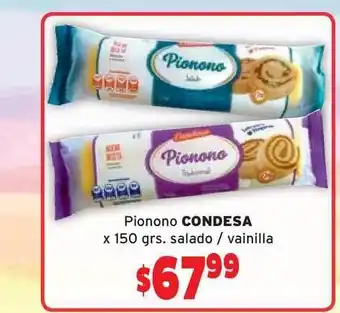 Condesa Pionono 150grs. salado / Vainilla