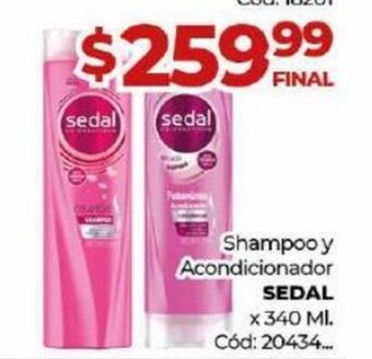 Diarco Shampoo y Acondicionador Sedal oferta