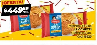 Diarco Milanesa De Soja Lucchetti oferta