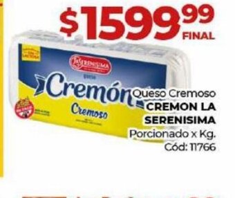 Diarco Queso Cremoso Cremon La Serenisima oferta