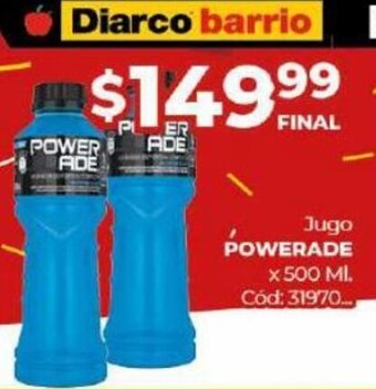 Diarco Jugo Powerade oferta