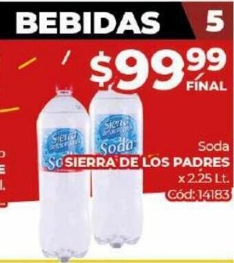 Diarco Soda Sierra De Los Padres oferta
