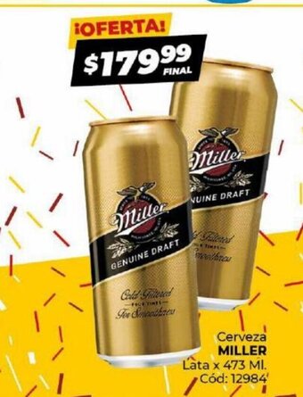 Diarco Cerveza Miller oferta
