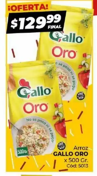 Diarco Arroz Gallo Oro x 500 gr oferta