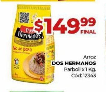 Diarco Arroz Dos Hermanos x 1 kg, oferta