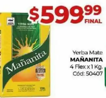 Diarco Yerba Mate Mañanita x 1 kg, oferta