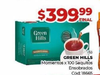 Diarco Té Green Hills Momentos oferta