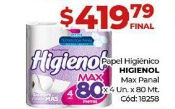 Diarco Papel Higiénico Higienol oferta