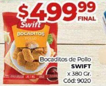 Diarco Bocaditos de Pollo Swift x 380 gr oferta