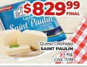 Diarco Queso Cremoso Saint Paulin x kg oferta