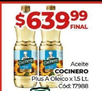 Diarco Aceite Cocinero Plus A Oleico oferta